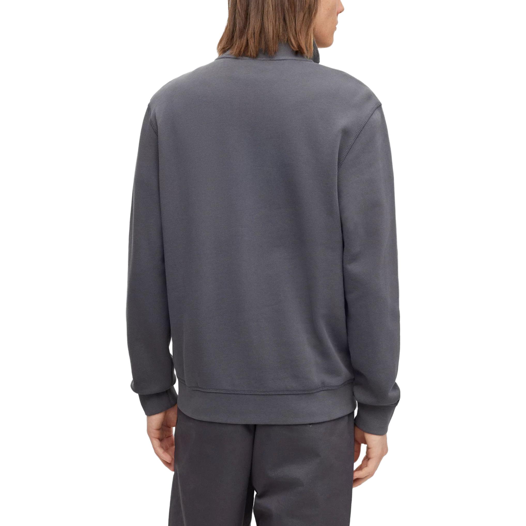 Purchase HUGO BOSS SS23 深灰色高領全拉鍊外套附Logo貼章 50468428-022