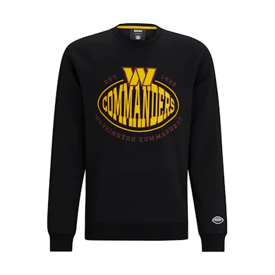 HUGO BOSS SS23 Graphic Print Crewneck Long Sleeve Sweatshirt Black () 50504600-005