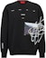 Buy HUGO BOSS SS23 Graphic Striped Crewneck Long Sleeve Sweatshirt Black 50493703-001