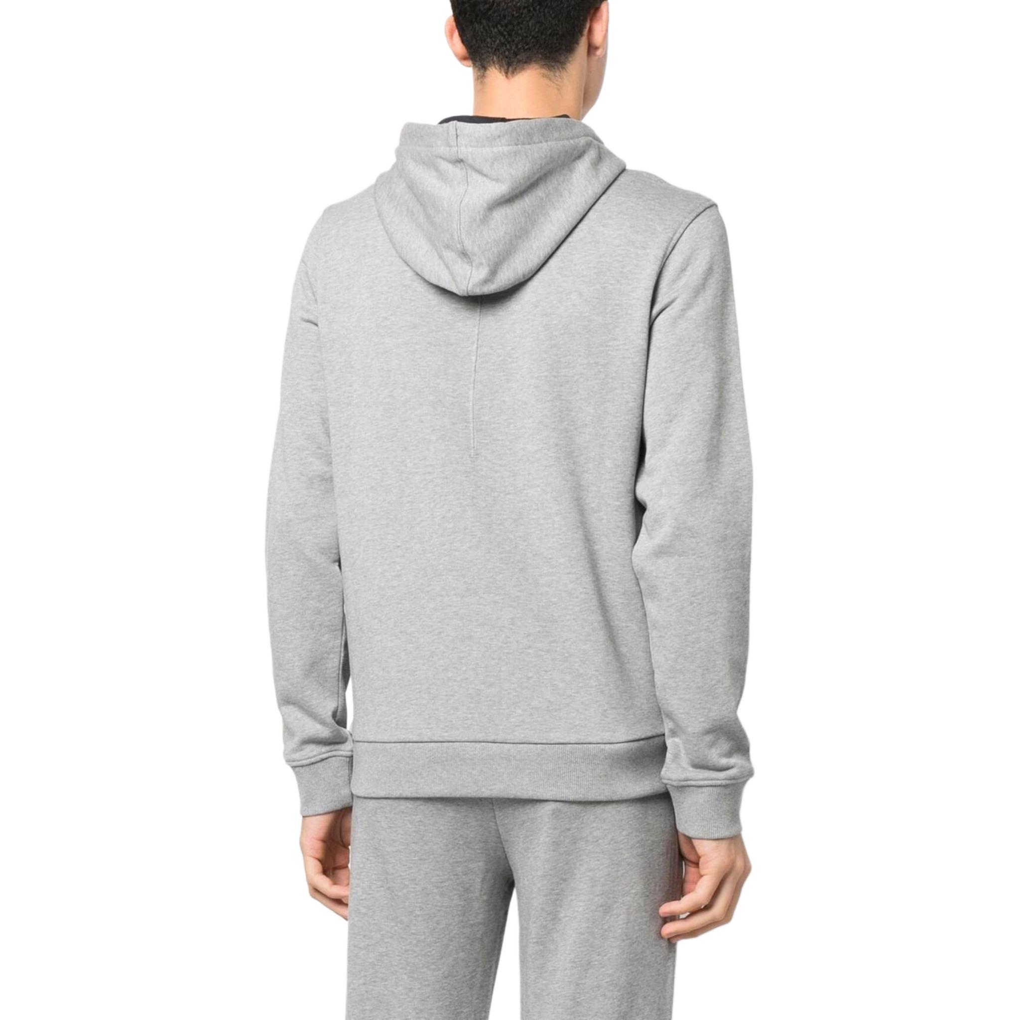HUGO BOSS SS23 Grey Hoodie with Solid Color Letter Print and Drawstring 50483036-059 圖 5