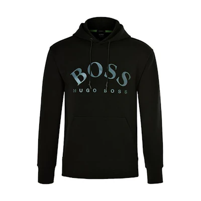 HUGO BOSS SS23 Letter Print Sweatshirt Black SLY3418001