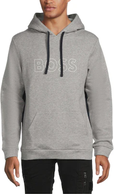 HUGO BOSS SS23 字母印花灰色衛衣 50485949-033 Shop HUGO BOSS SS23 字母印花灰色衛衣 50485949-033