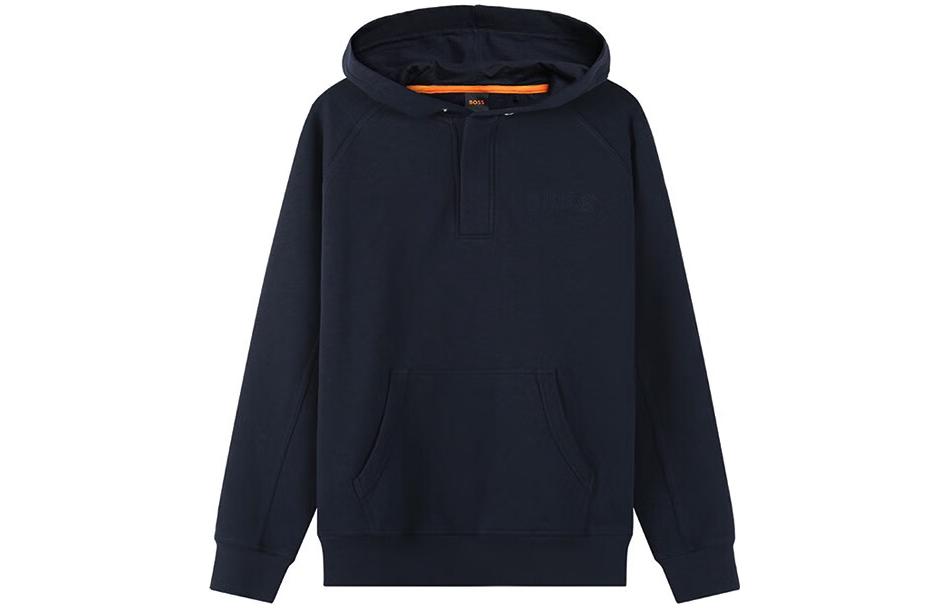HUGO BOSS SS23 Logo Embroidered Sweatshirt Navy Blue () 50485000-404