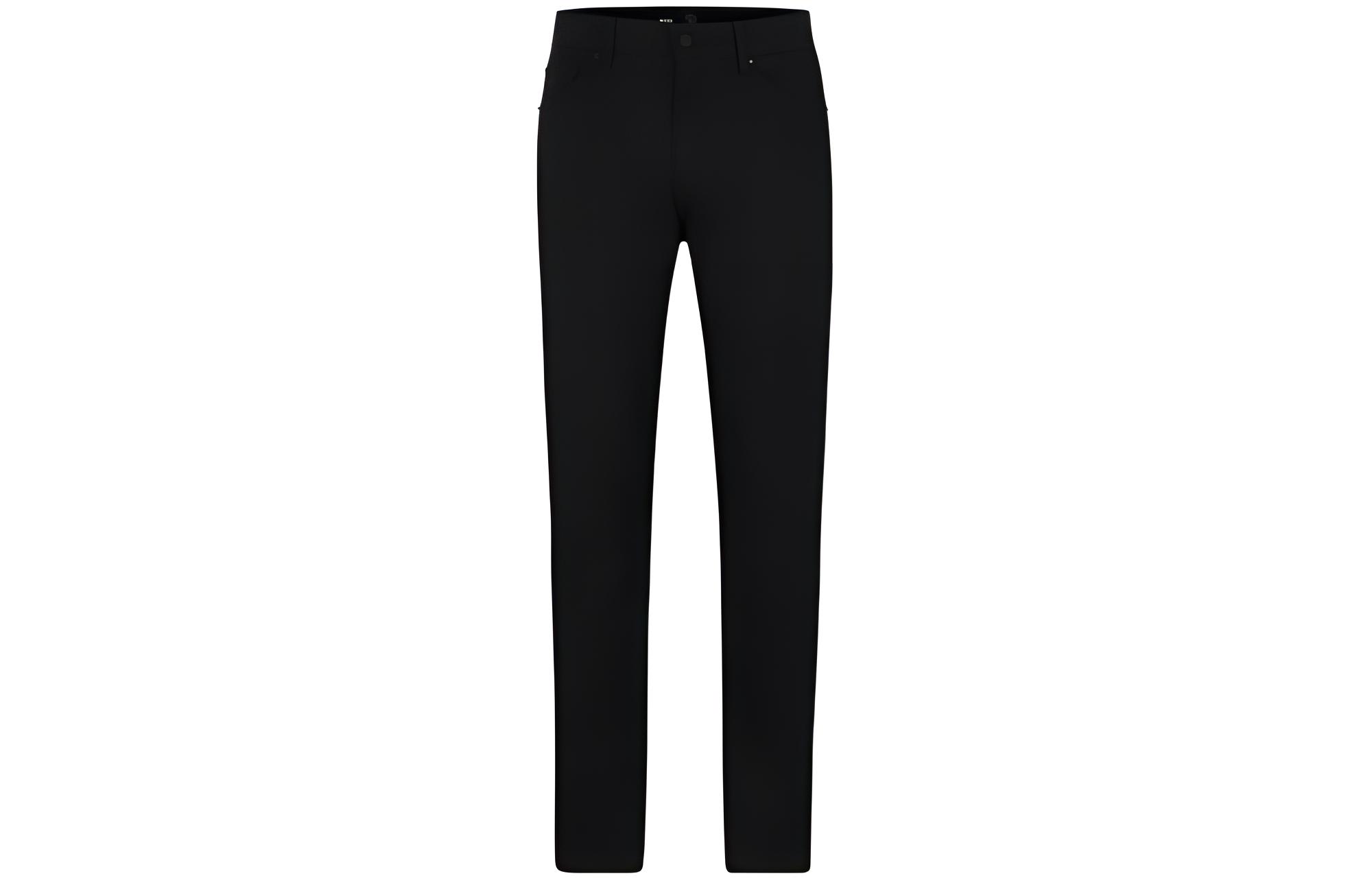HUGO BOSS SS23 Logo Printed Casual Straight Pants  Black 50484945-001