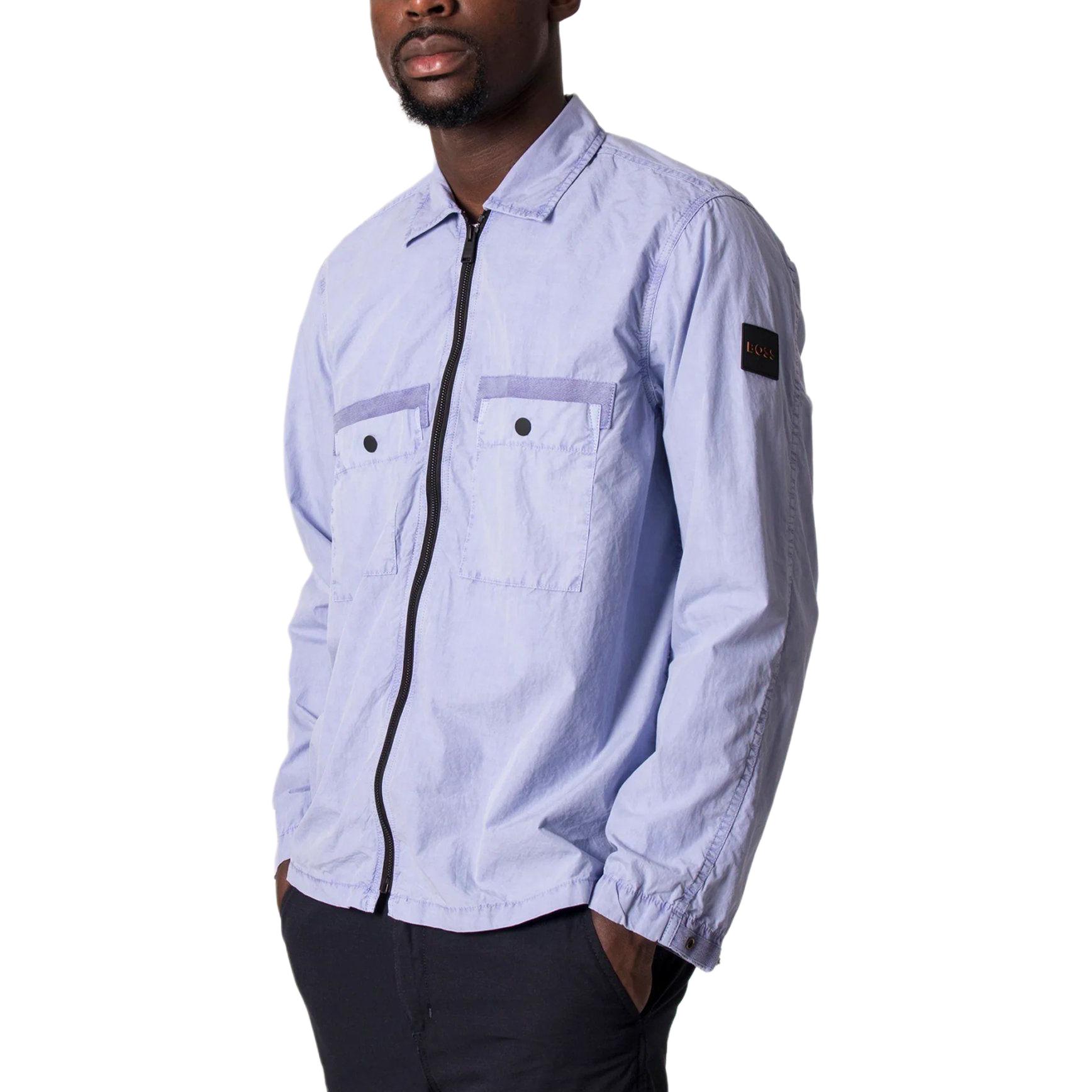 HUGO BOSS SS23 Logo Side Embroidered Long Sleeve Jacket 50488038-538