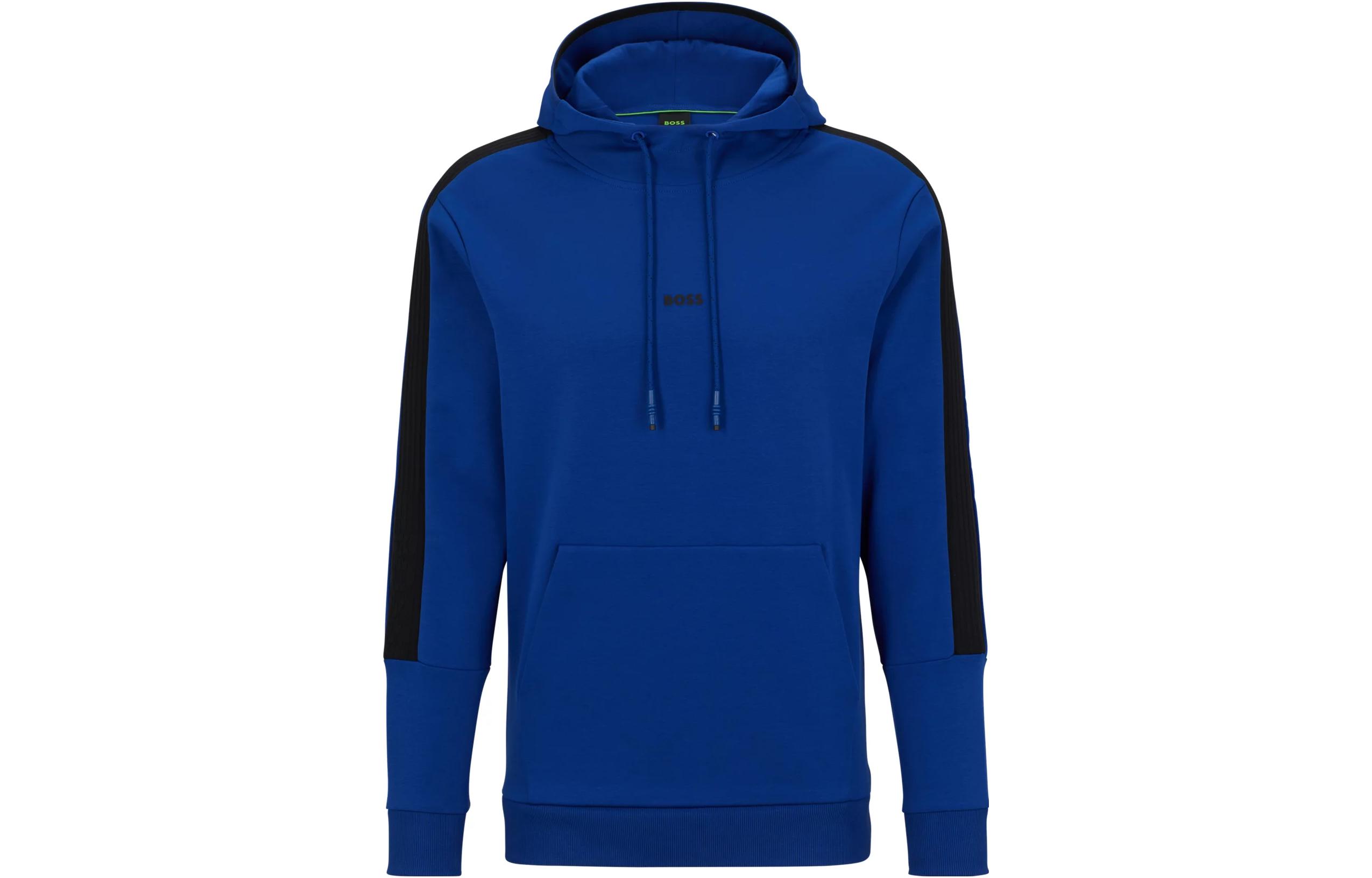 HUGO BOSS SS23 Oversized Hoodie Blue 50493503-438
