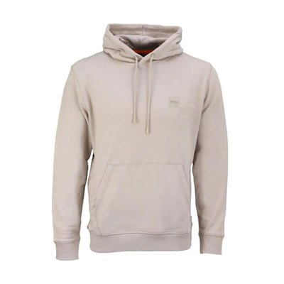 HUGO BOSS SS23 Pullover Sweatshirt Gray with Logo Patch for Men 50468445-090
