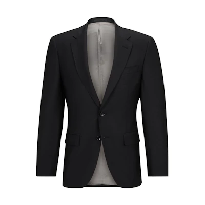 HUGO BOSS SS23 Single-Breasted Light Gray Collar Jacket 50480010-061
