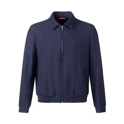 HUGO BOSS SS23 Slim-Fit Plain Jacket Navy Blue 50479629-410
