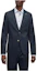 Lookbook HUGO BOSS SS23 Slim Fit Blazer Lengan Panjang Kotak-Kotak Biru Navy. 50484777-404