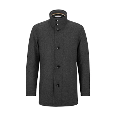 HUGO BOSS SS23 Slim Fit Single-Breasted Collar Jacket Light Grey 50484501-061