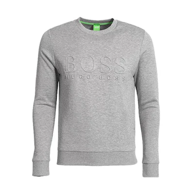 HUGO BOSS SS23 Solid Color Pullover Sweatshirt Grey SALBO-50333928-059