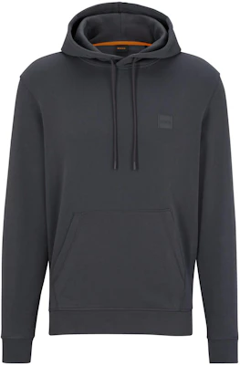 HUGO BOSS SS23 灰藍色純色標誌貼布連帽上衣 50468445-022 Buy HUGO BOSS SS23 灰藍色純色標誌貼布連帽上衣 50468445-022