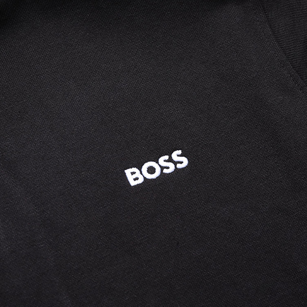 HUGO BOSS SS23 Solid Logo Print Black Hoodie Long Sleeve 50483036-001 圖 9