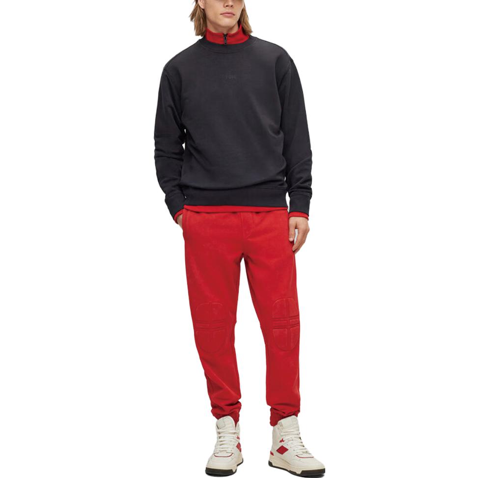 Lookbook HUGO BOSS SS23 純色標誌印花圓領長袖上衣 50472271-740