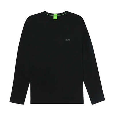 HUGO BOSS SS23 Solid Logo Print Sweatshirt Black 50240164-001
