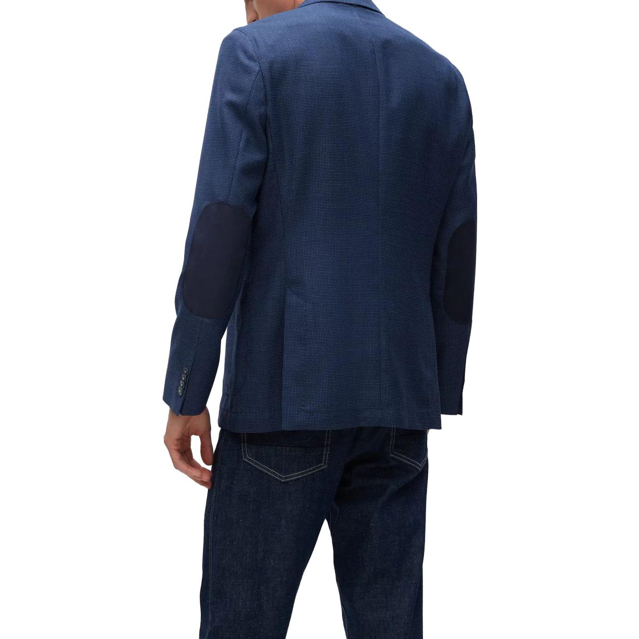 HUGO BOSS SS23 Solid Loose Fit Casual Long Sleeve Jacket Blue Menswear 50479974-438 圖 5