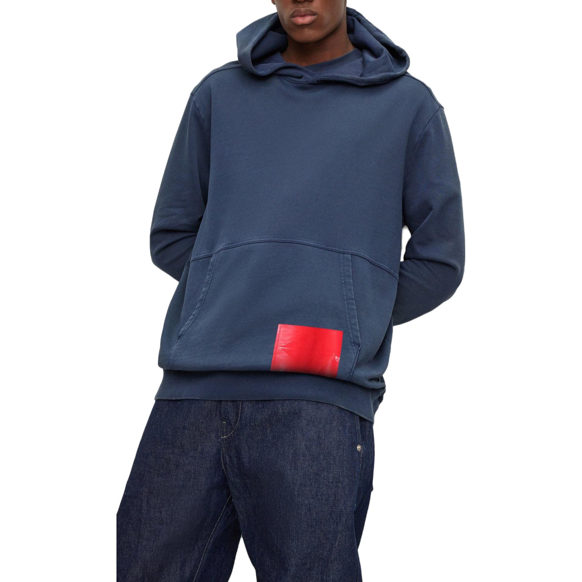 HUGO BOSS SS23 Solid Oversized Pocket Hoodie Indigo Blue 50485662-784 圖 5