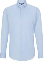 HUGO BOSS SS23 Solid Single-Breasted Long-Sleeve Shirt Men’s Light Blue. 50479915-450 HUGO BOSS SS23 Solid Single-Breasted Long-Sleeve Shirt Men’s Light Blue. 50479915-450