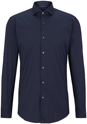 HUGO BOSS SS23 Solid Single-Breasted Long Sleeve Shirt Navy Men’s 50479915-410 Buy HUGO BOSS SS23 Solid Single-Breasted Long Sleeve Shirt Navy Men’s 50479915-410