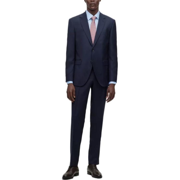 Lookbook HUGO BOSS 2023春夏款天蓝色长袖衬衫 50479922-450