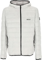 HUGO BOSS SS23 Solid White Hooded Long Sleeve Jacket for Men 50472472100 HUGO BOSS SS23 Solid White Hooded Long Sleeve Jacket for Men 50472472100