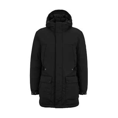 HUGO BOSS SS23 Waterproof Hooded Jacket for Men - Black 50481119-001