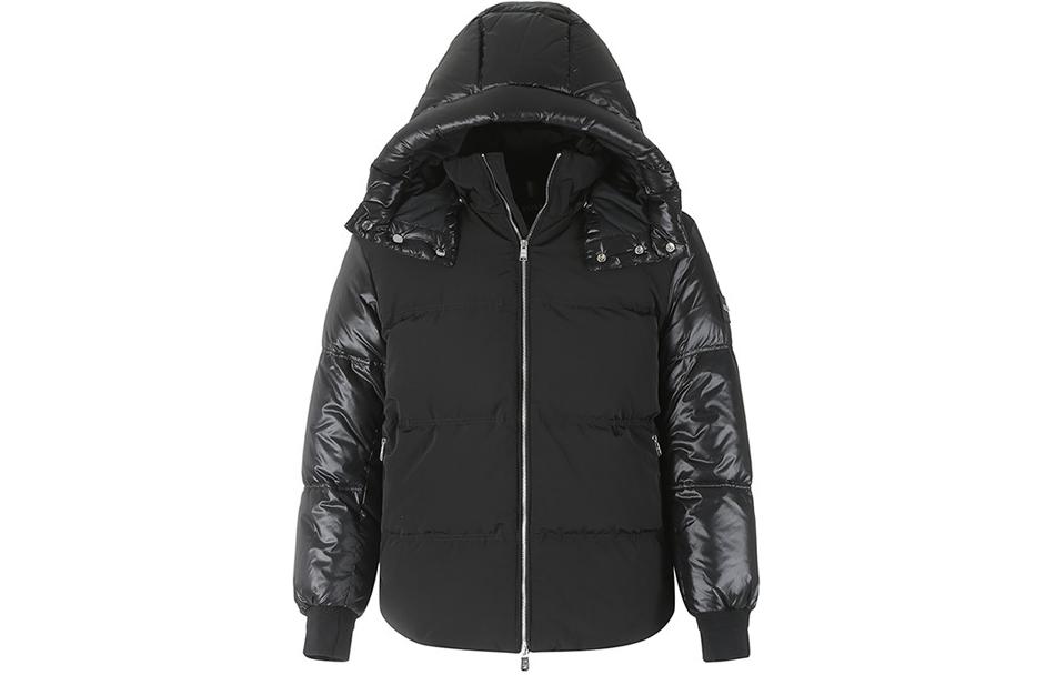 HUGO BOSS SS24  Black Hooded Zip-Up Down Jacket. 50499800-001
