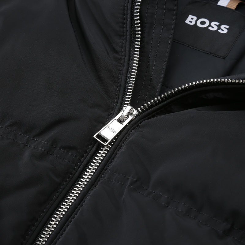 HUGO BOSS SS24  Black Hooded Zip-Up Down Jacket. 50499800-001 圖 5