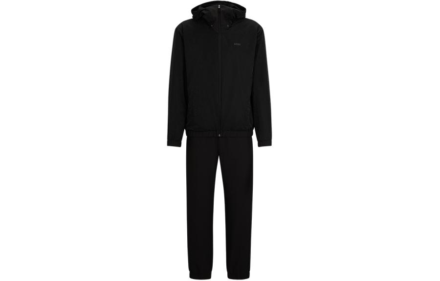 HUGO BOSS SS24  Black Hoodie Zip-Up Logo Tracksuit Casual Wear. 50504604-001 圖 2