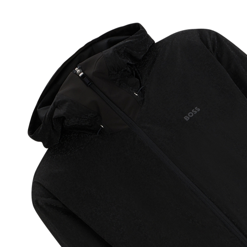 HUGO BOSS SS24  Black Hoodie Zip-Up Logo Tracksuit Casual Wear. 50504604-001 圖 4