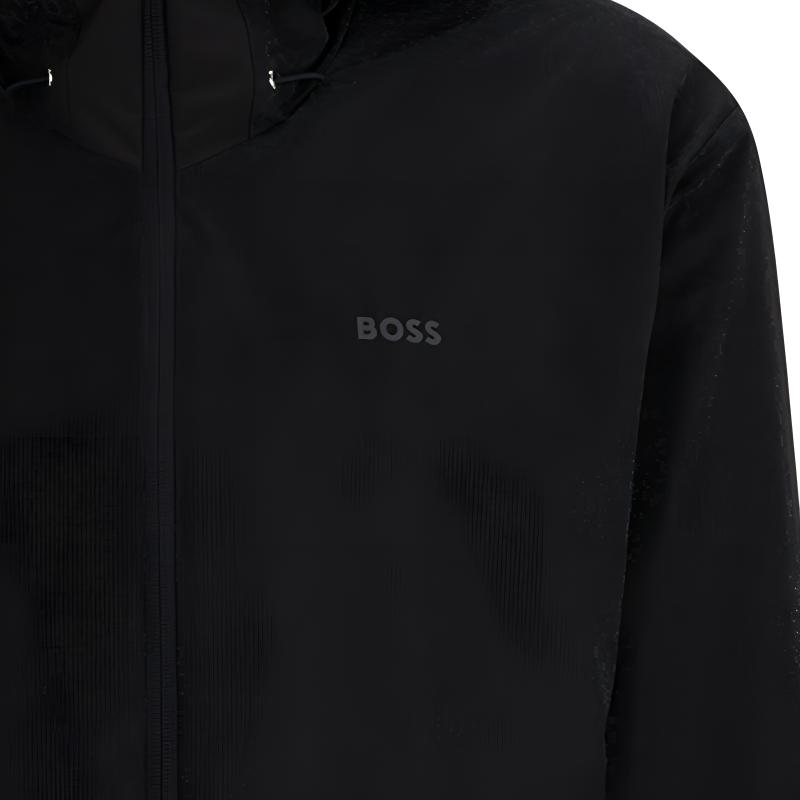HUGO BOSS SS24  Black Hoodie Zip-Up Logo Tracksuit Casual Wear. 50504604-001 圖 6