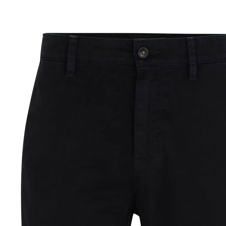 Sizing HUGO BOSS SS24 黑色修身休閒褲附側邊拉鍊口袋 50510917-001