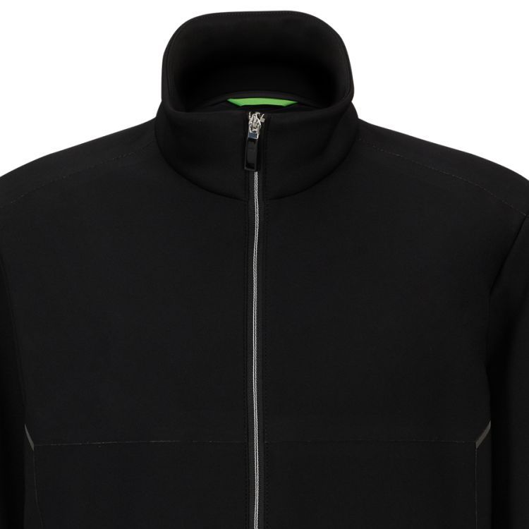 HUGO BOSS SS24  Black Stand Collar Zip-Up Long Sleeve Jacket 50508397-001 圖 3