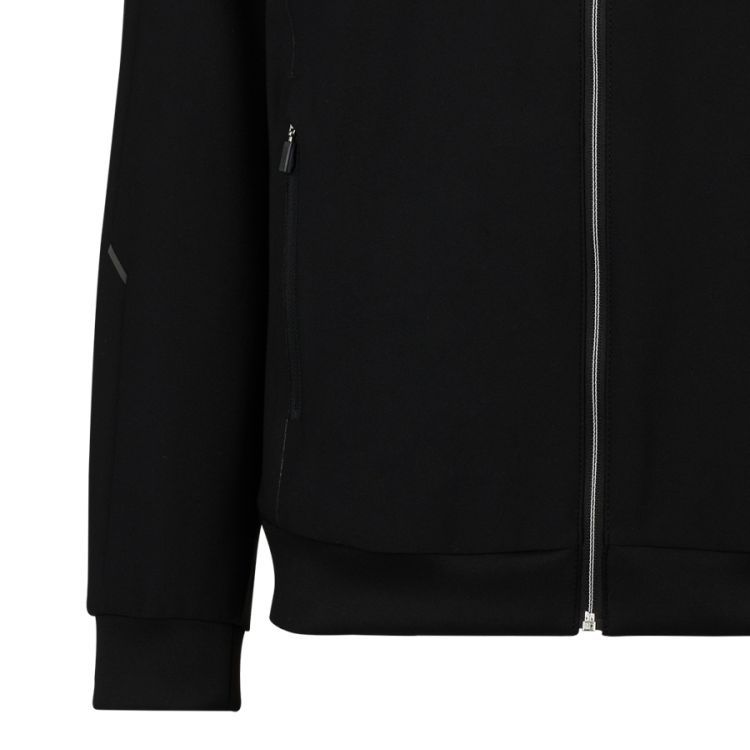 HUGO BOSS SS24  Black Stand Collar Zip-Up Long Sleeve Jacket 50508397-001 圖 4