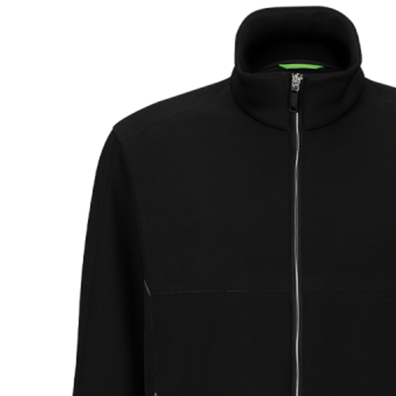 HUGO BOSS SS24  Black Stand Collar Zip-Up Long Sleeve Jacket 50508397-001 圖 6