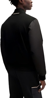 Chaqueta Negra con Cremallera y Cuello Beisbolero HUGO BOSS SS24 50520598-001 Purchase Chaqueta Negra con Cremallera y Cuello Beisbolero HUGO BOSS SS24 50520598-001