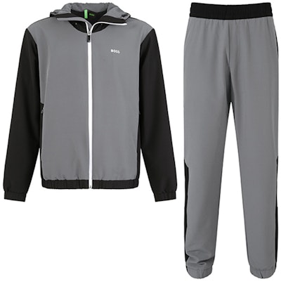 휴고 보스 SS24 컬러블록 로고 캐주얼 트레이닝복 그레이. 50504604-036 Buy 휴고 보스 SS24 컬러블록 로고 캐주얼 트레이닝복 그레이. 50504604-036