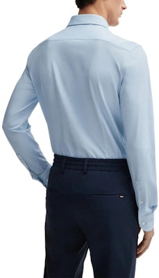HUGO BOSS SS24 淺藍色修身長袖襯衫 50513462-450 Shop HUGO BOSS SS24 淺藍色修身長袖襯衫 50513462-450