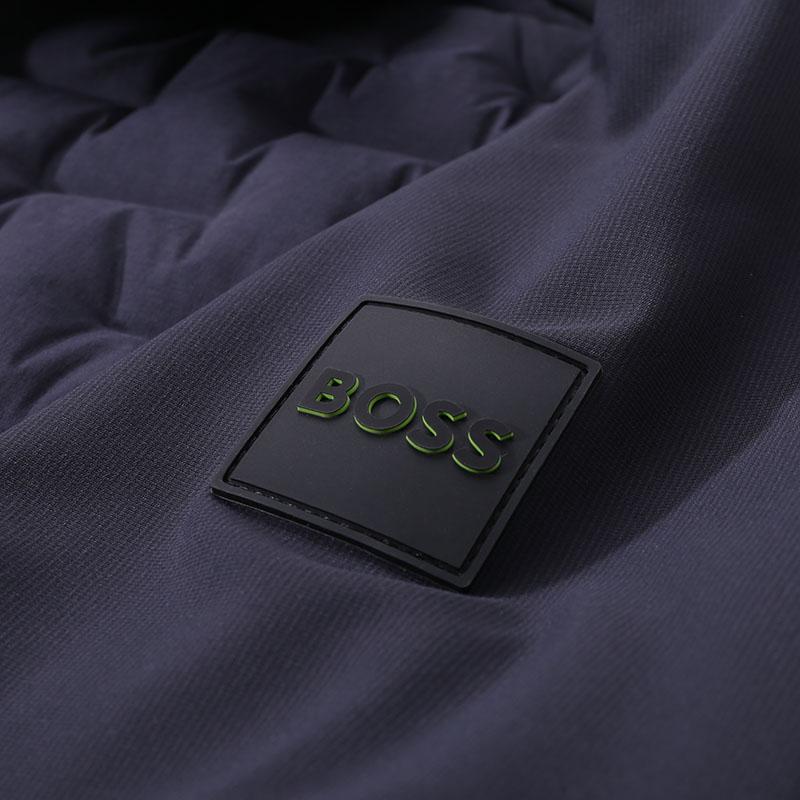HUGO BOSS SS24  Lightweight Waterproof Down Jacket Navy Blue with Logo Patch 50491899-402 圖 7