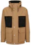Order ヒューゴボス SS24 ルーズフィット カーキ カラーブロック ロゴ柄 ジャケット. 50505323-260