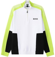 HUGO BOSS SS24 Multicolor High-Neck Half-Zip Knit Sweater Green Series. 50493769-101 HUGO BOSS SS24 Multicolor High-Neck Half-Zip Knit Sweater Green Series. 50493769-101