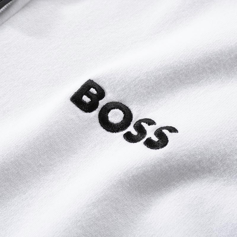 Purchase HUGO BOSS SS24 多色系高領半拉鏈針織毛衣 綠色系列 50493769-101