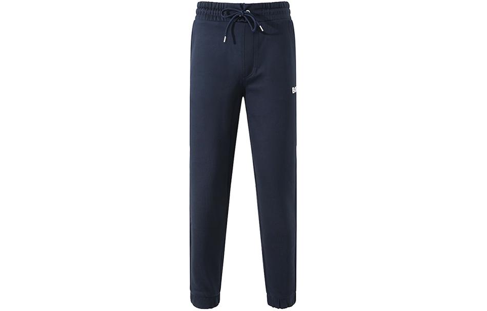 Order HUGO BOSS SS24  Navy Jogger Pants with Logo Design. 50486640-405