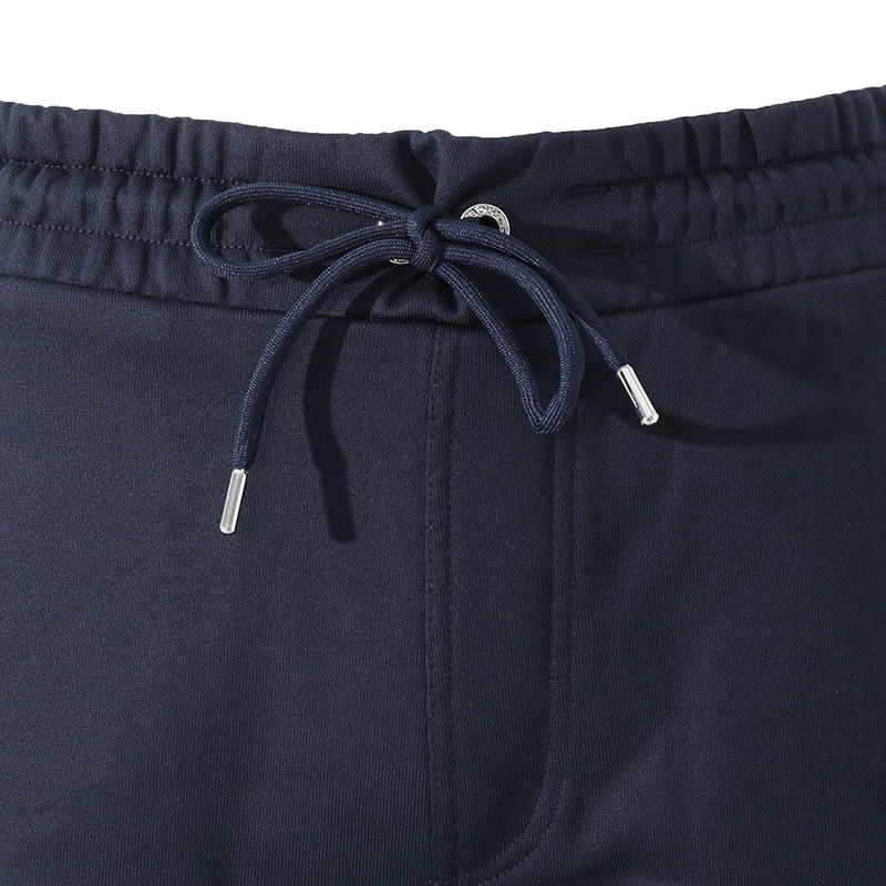 Details for HUGO BOSS SS24  Navy Jogger Pants with Logo Design. 50486640-405