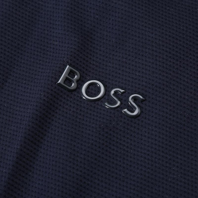 Sizing 雨果博斯 SS24 海軍藍徽章休閒長袖連帽衫 50510681-402