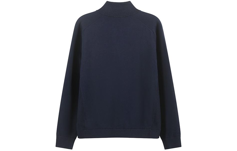 Lookbook HUGO BOSS 海軍藍徽標貼片拉鍊休閒夾克 SS24 50500659-404