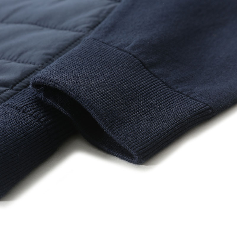 Sizing HUGO BOSS 海軍藍徽標貼片拉鍊休閒夾克 SS24 50500659-404