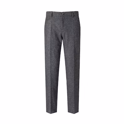 HUGO BOSS SS24 Slim-Fit Mid-Rise Charcoal Gray Dress Pants. 50481960-061