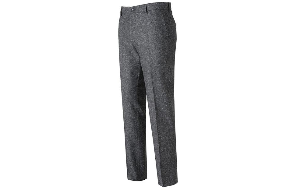 Shop HUGO BOSS SS24  Slim-Fit Mid-Rise Charcoal Gray Dress Pants. 50481960-061